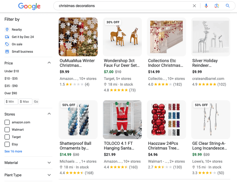 google shopping