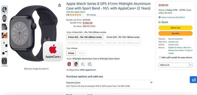 amazon apple watch