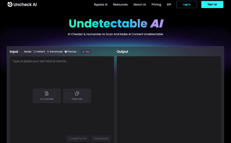 Uncheck AI