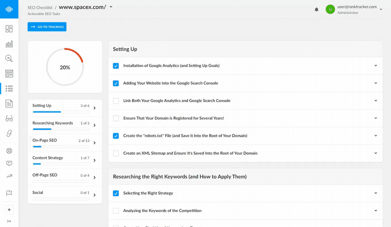 Conduct SEO Audit 