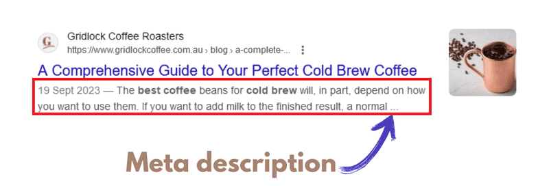 Feature Unique Meta Descriptions