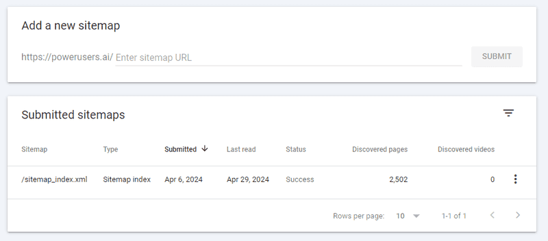 Create and Submit a Sitemap