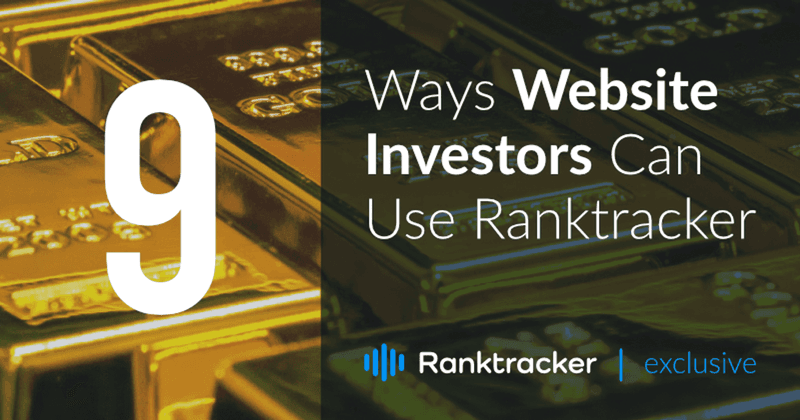 9 maneiras que os investidores podem usar o Rank Tracker