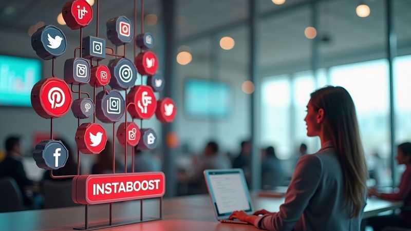 InstaBoost piattaforma di social media marketing