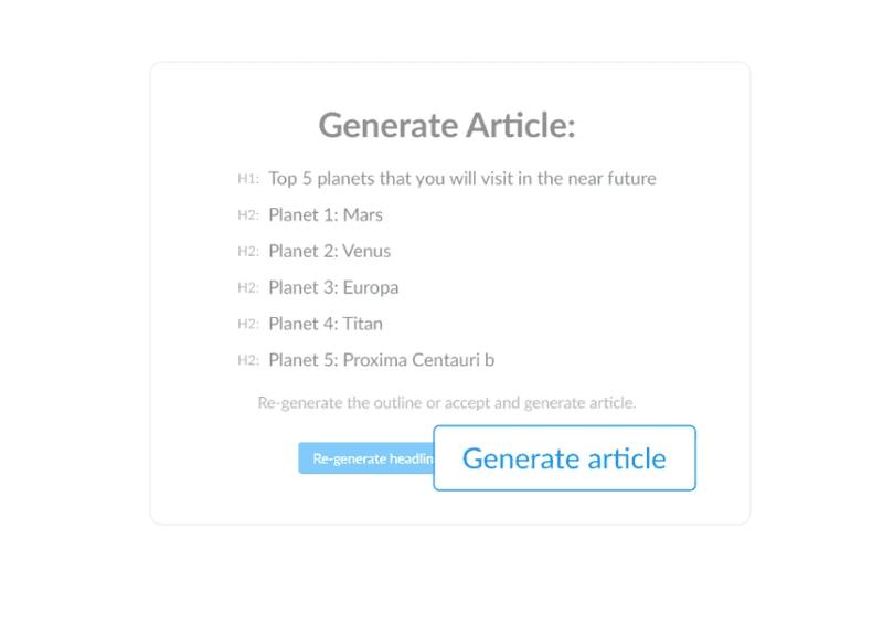 Ranktracker’s AI Writer