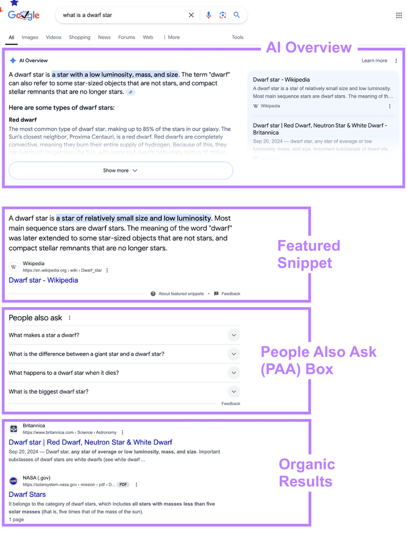 SERP Features
