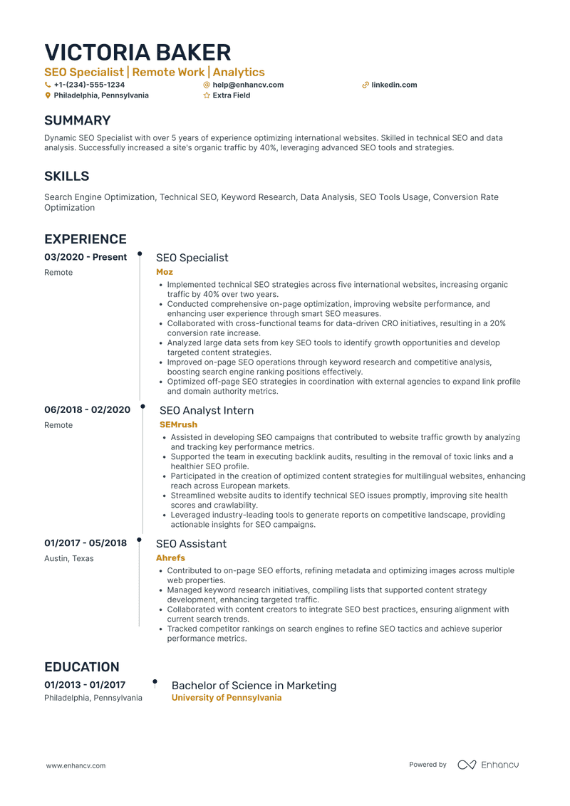 Junior SEO Specialist