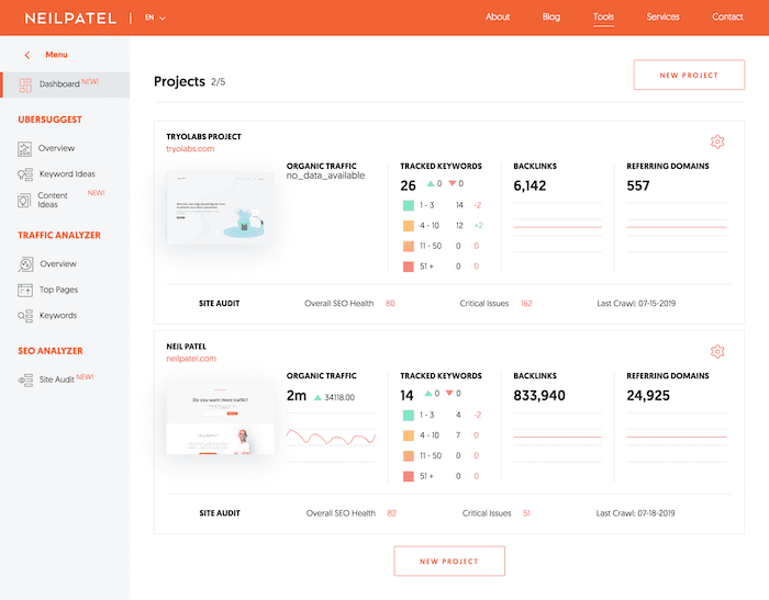 Ubersuggest