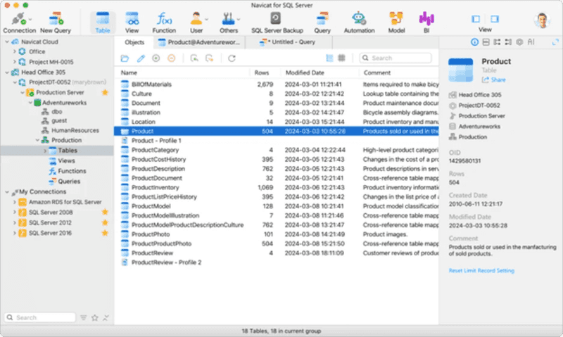 Navicat for SQL Server 