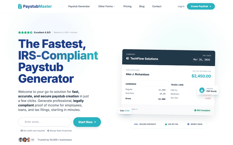 PayStub Master