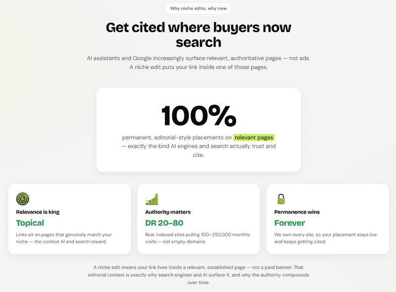 niche edit