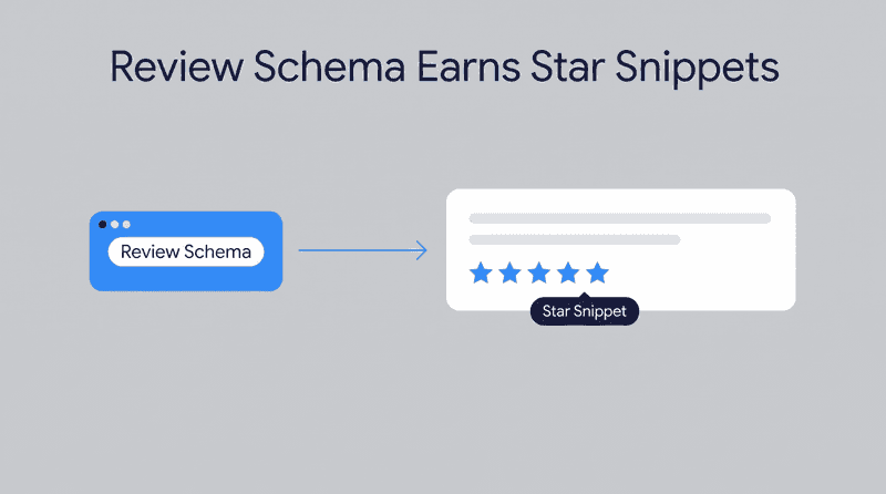 How Review Schema Turns Ratings Into Star Snippets