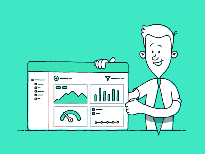 Analytics dashboard GIF Analytics dashboard GIF